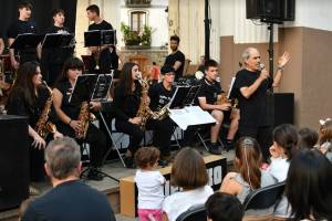 Banda de Jazz de Musika Eskola en el Jazzaldia